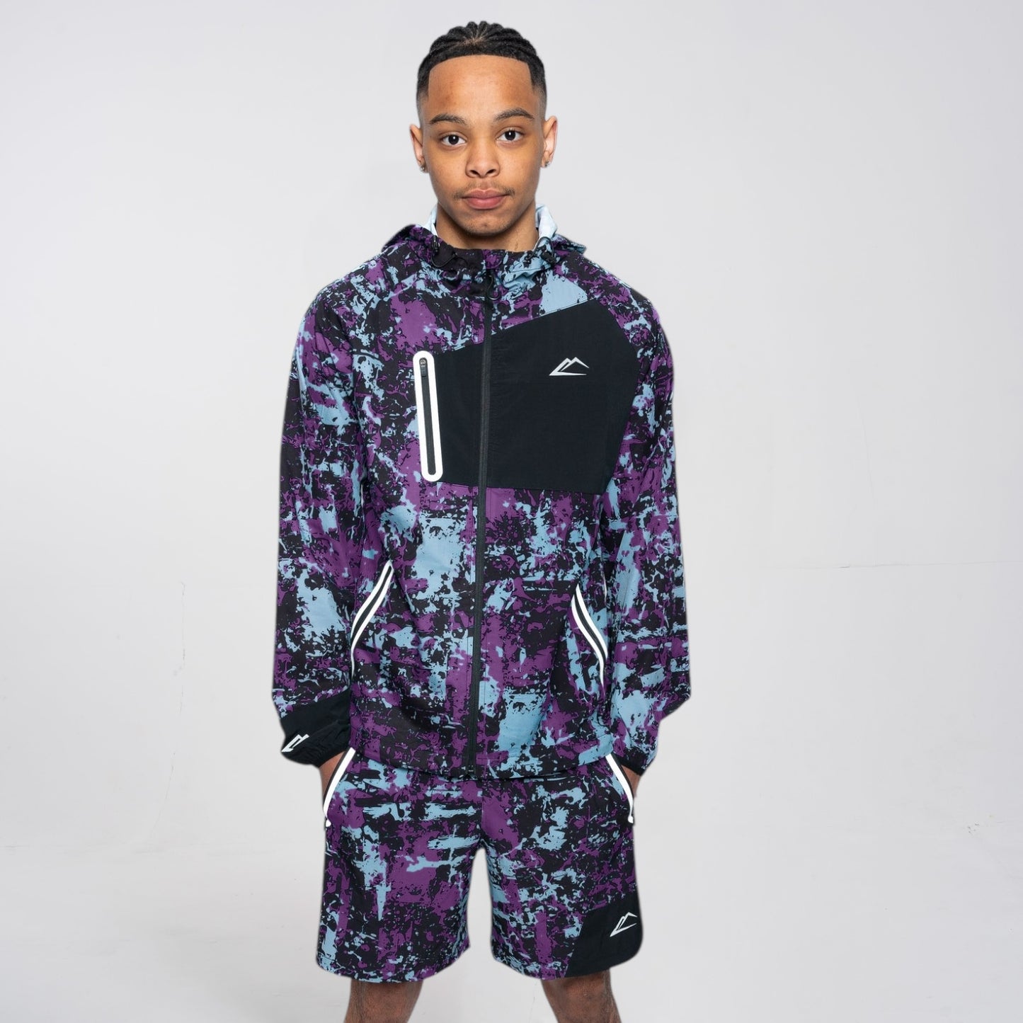 ActiveLine Colorado Jacket & Shorts Set - Purple