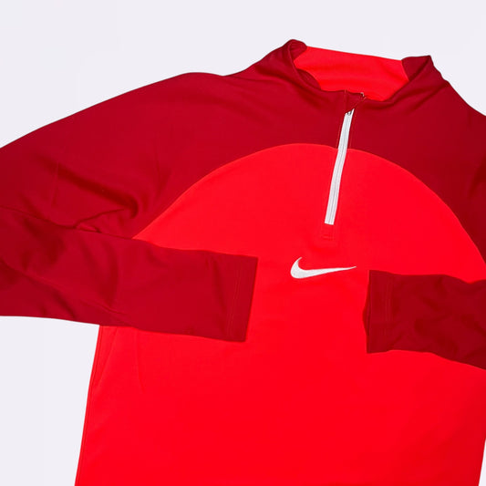 Nike Academy Half Zip - Crimson Red
