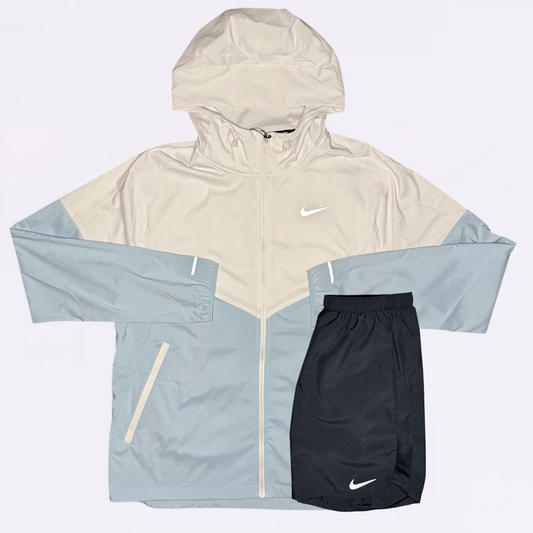 Nike Windrunner & Challenger Set - Platinum / Black