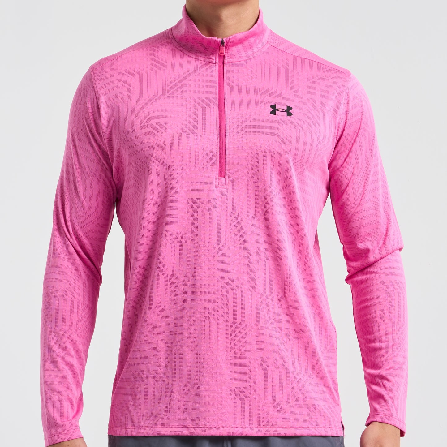 Under Armour Vent Geotessa Tech Half Zip - Pink