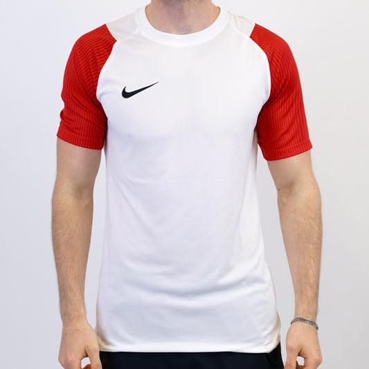 Nike Dri-Fit Academy 2.0 Set - Tee & Shorts - White / Red