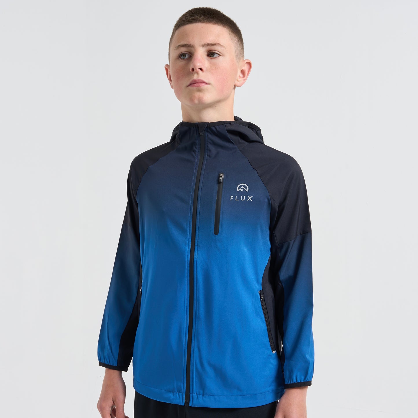Flux Gradient Jacket - Black / Blue (Junior)