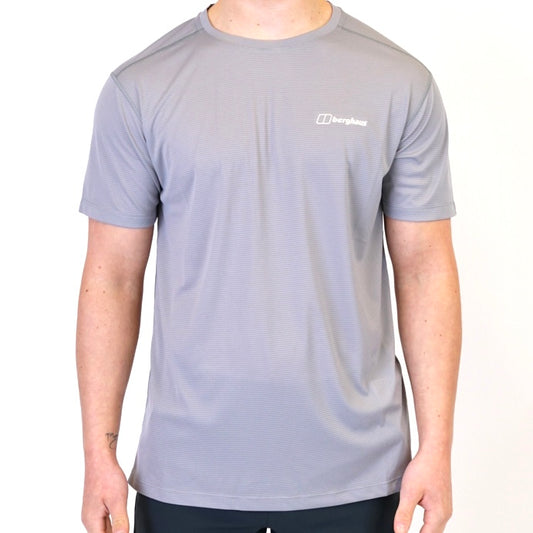 Berghaus Tech Set - Tee & Shorts - Light Grey / Black