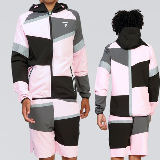 GRIID Panel Shorts - Pink Foam