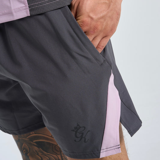 GymKing Flex 2.0 Short - Graphite/Dusky Lilac
