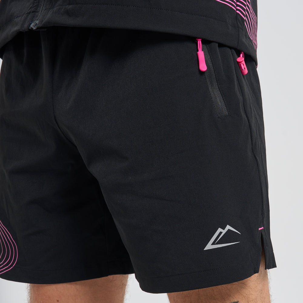 ActiveLine Wave Shorts - Black / Pink