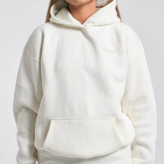 Gym King 365 Hoodie & Joggers Set - Cream