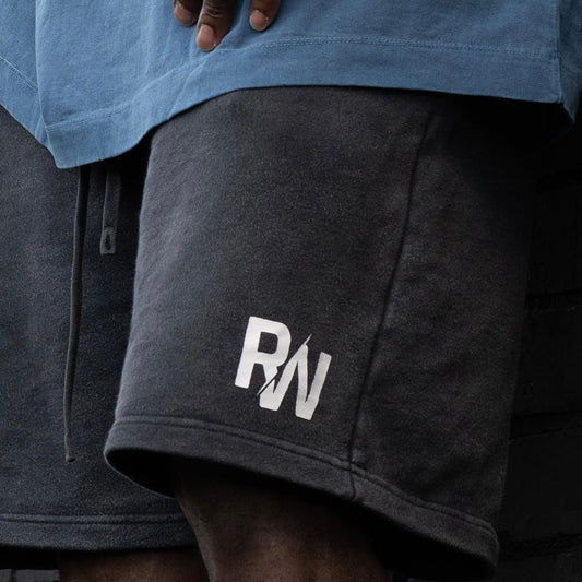 RJCT WKNSS Cotton Shorts - Black