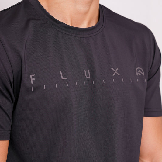 Flux Graphic Tee - Black / Dark Grey