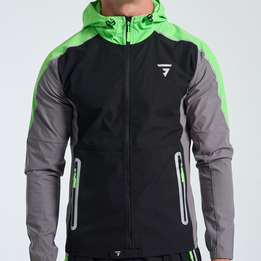 GRIID Reflect Windrunner Set - Black / Green