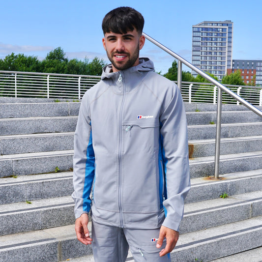 Berghaus Wavertree Set - Jacket & Bottoms - Dark Grey / Blue