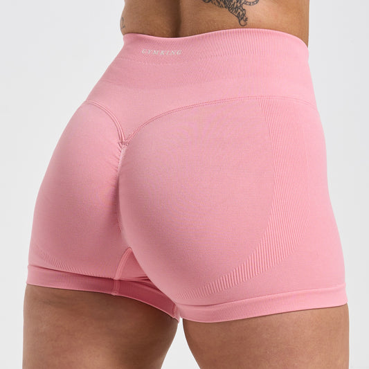Gym King Sculpt Seamless 3" Short - Pink Blush
