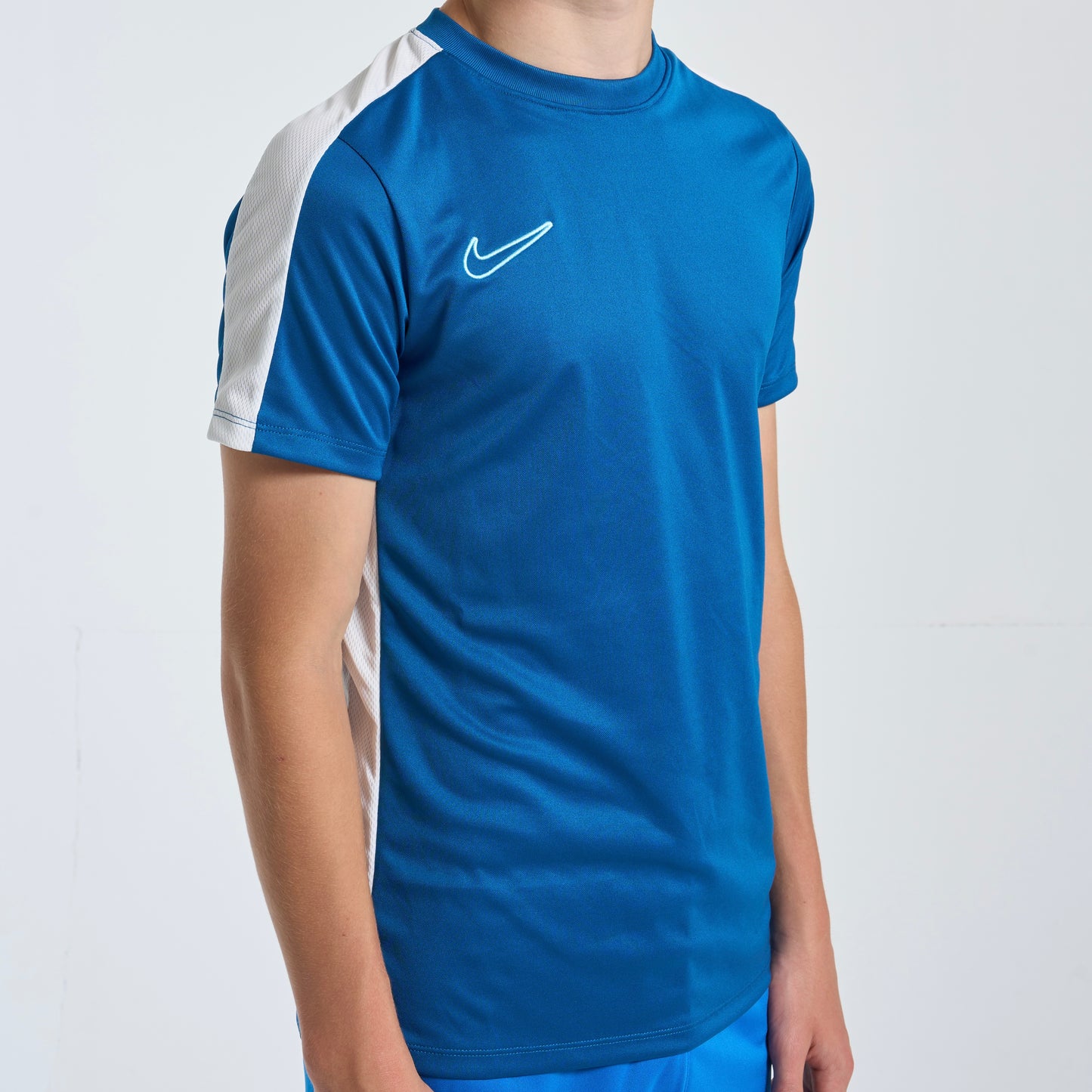 Nike Academy 2.0 Tee - Blue / White (Junior)