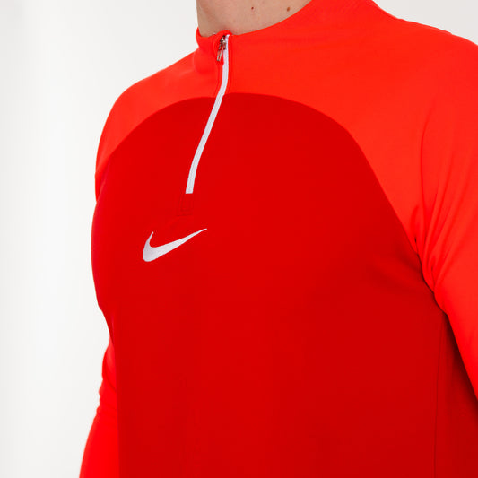 Nike Academy Pro Drill Half Zip Crimson Red