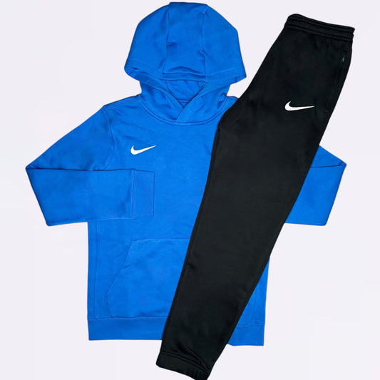 Nike Park Hoodie & Joggers Set - Royal Blue / Black (Junior)