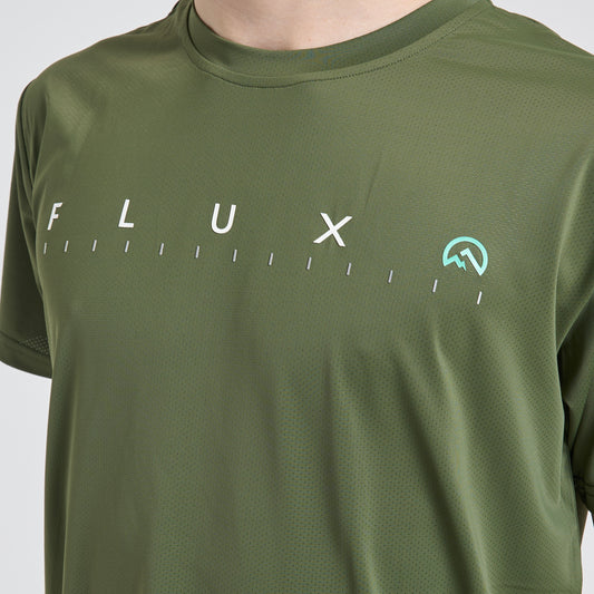 Flux Graphic Tee - Sage (Junior)