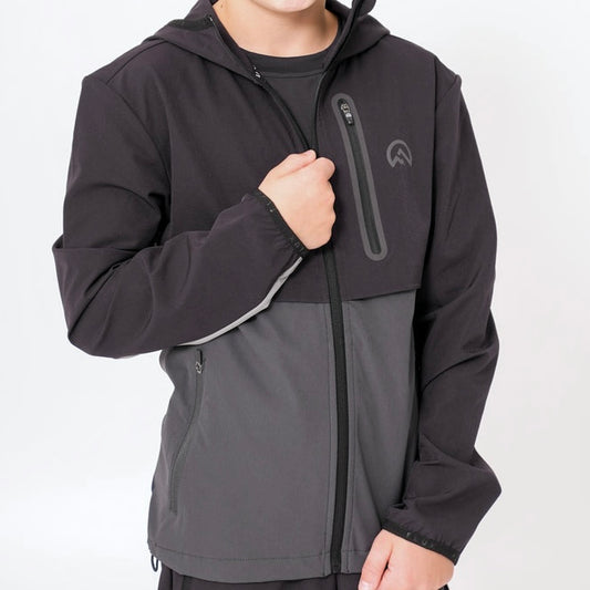 Flux Versatility Jacket - Black / Dark Grey (Junior)