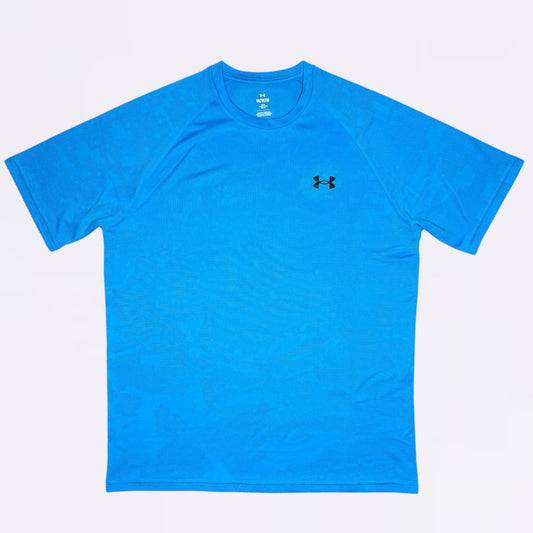 Under Armour Velocity Set - Tee & Shorts - Blue / Grey