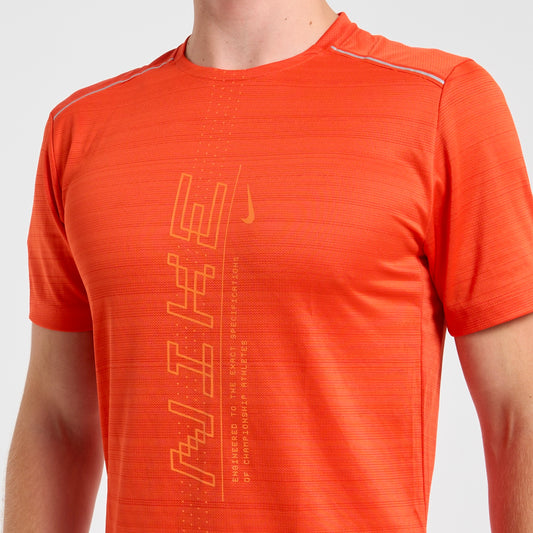 Nike Miler Graphic Tee Orange