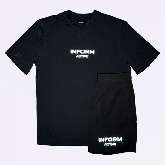 INFORM Rflct Tee Set - Black