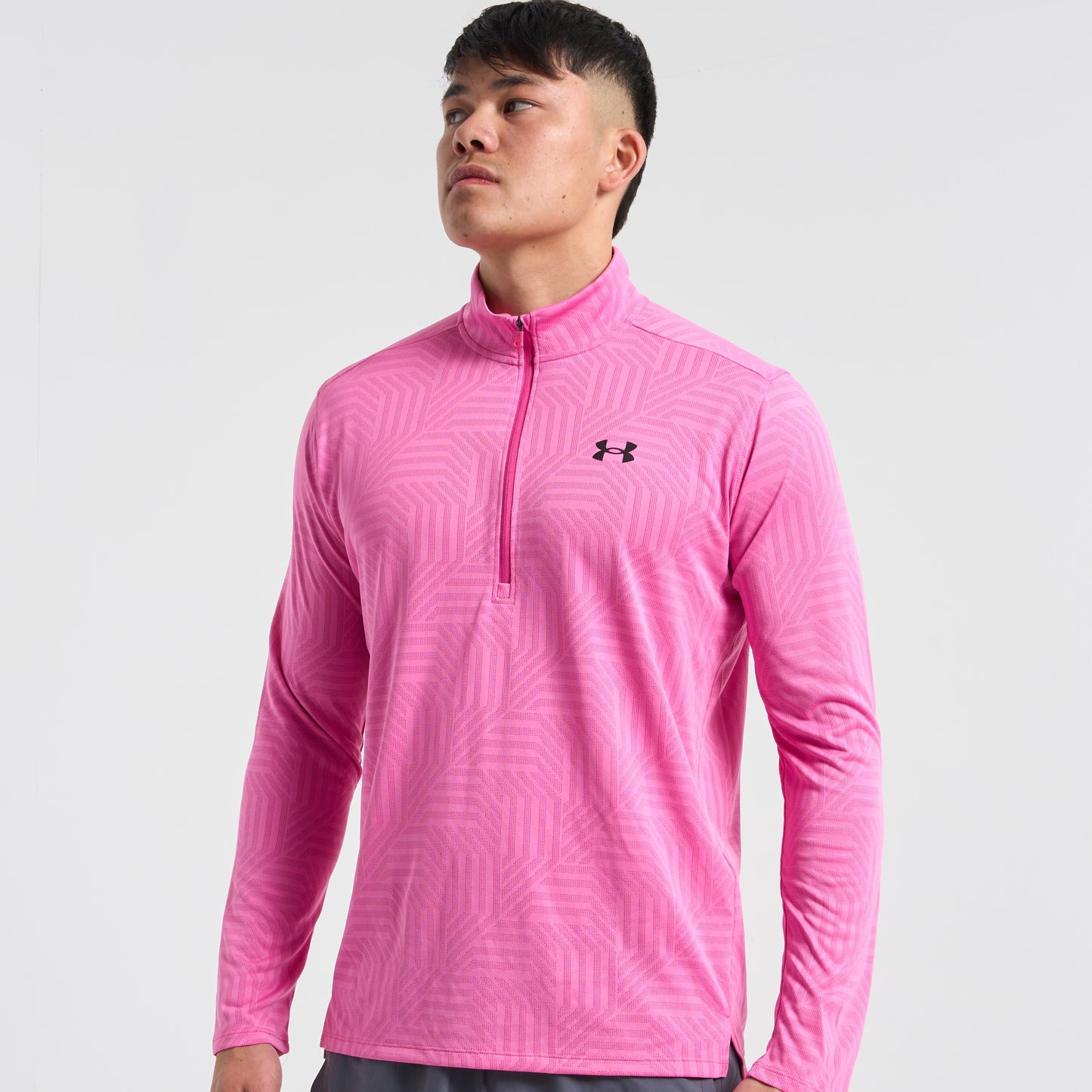 Under Armour Vent Geotessa Tech Half Zip - Pink