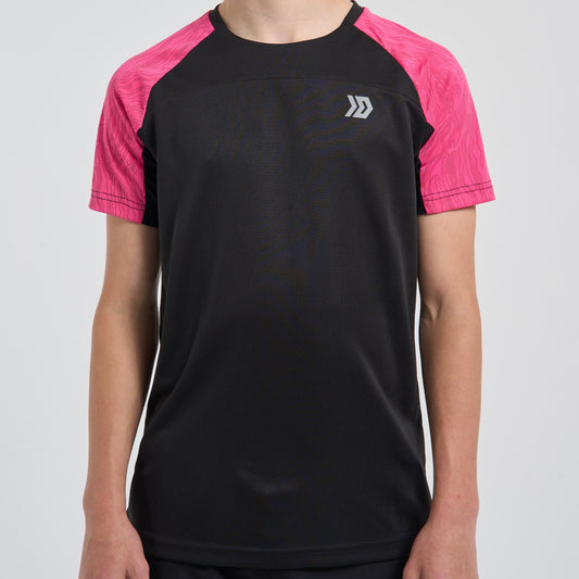 DASH Tee Set - Black / Pink (Junior)