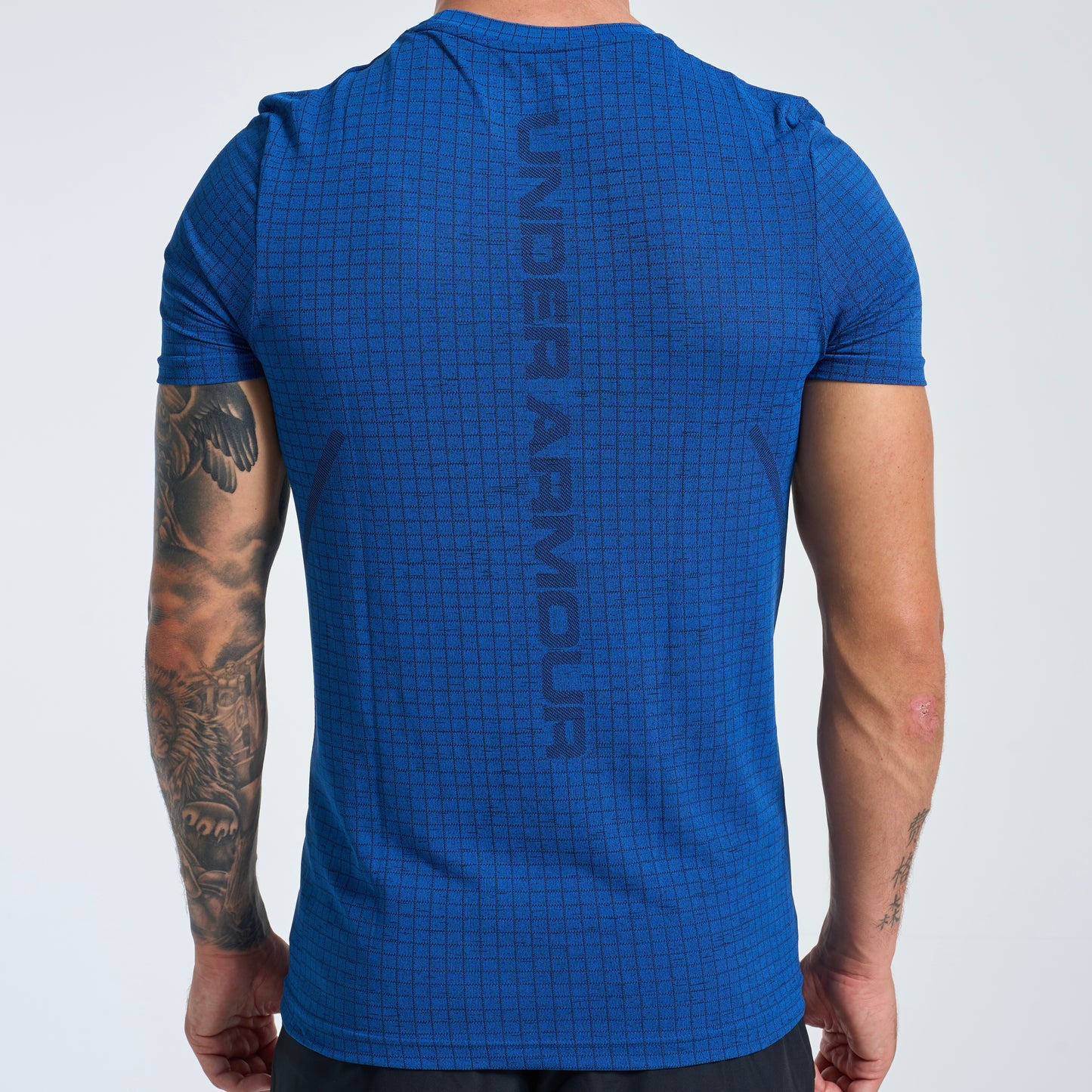 Under Armour Checkered Blue Tee