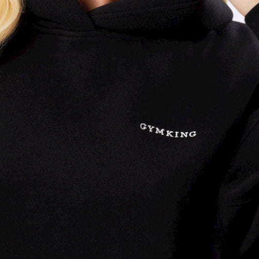 Gym King 365 Relaxed Fit Fleece Hoodie - Black