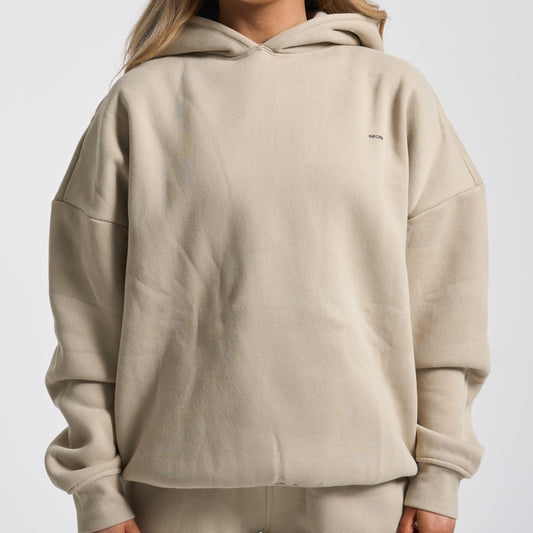 INFORM Hoodie & Joggers Oversized Recovery Set - Sand