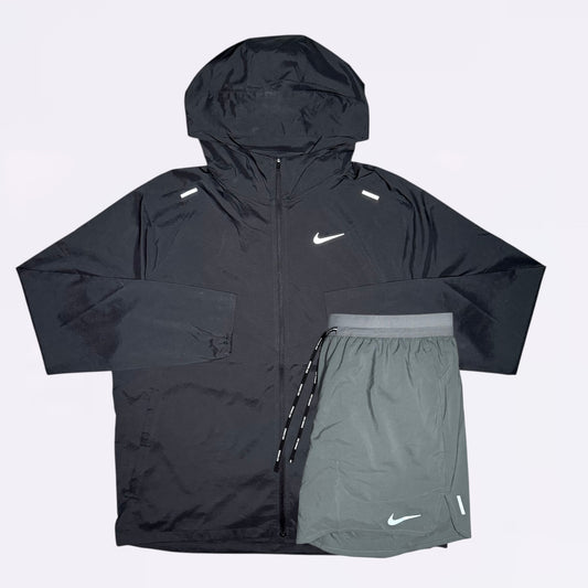 Nike Windrunner & Flex Set - Black / Grey