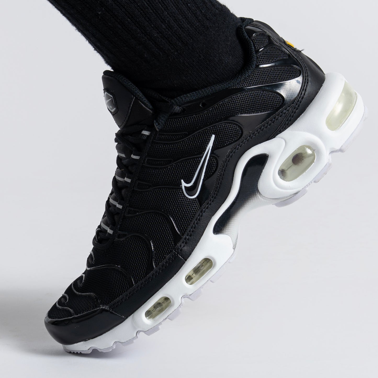 Nike Air Max Plus Black White (Junior)