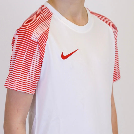 Nike Dri-Fit Academy Tee - White / Red (Junior)
