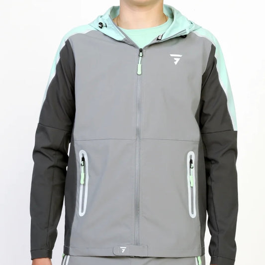 GRIID Reflect Windrunner Grey / Green (Junior)