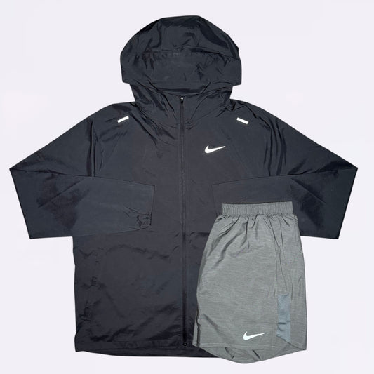Nike Windrunner & Challenger Set - Black / Grey