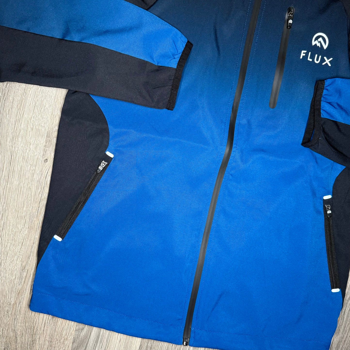 Flux Gradient Jacket - Black / Blue (Junior)