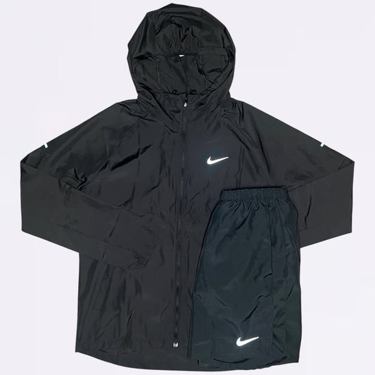 Nike Repel & Challenger - Jacket & Shorts Set - Black