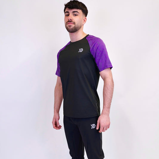 DASH Aura Tee - Black / Purple