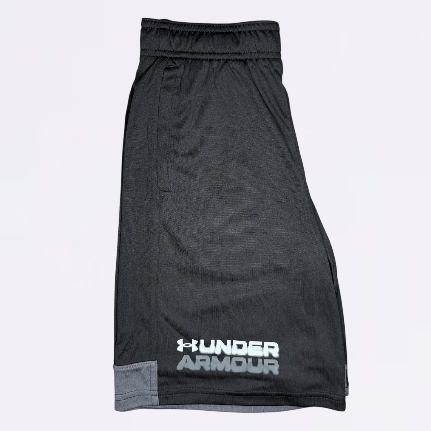 Under Armour Set - Tee & Shorts - Grey / Black (Junior)