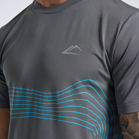ActiveLine Wave Tee - Baltic Blue