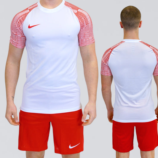 Nike Dri-Fit Academy Tee - Red / White