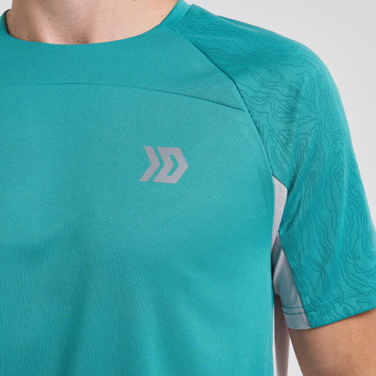 DASH Tee - Mint Green / Grey