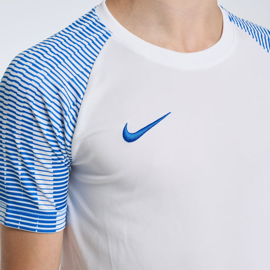 Nike Dri-Fit Academy Tee - White / Blue (Junior)