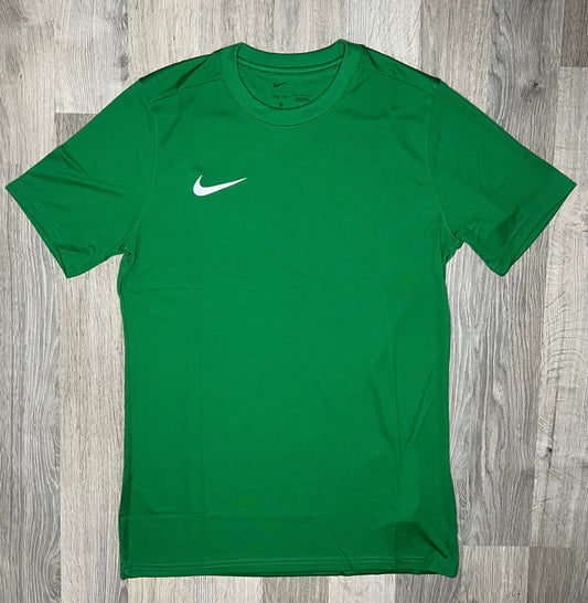 Nike Dri Fit Set - Tee & Shorts - Dark Green / Black