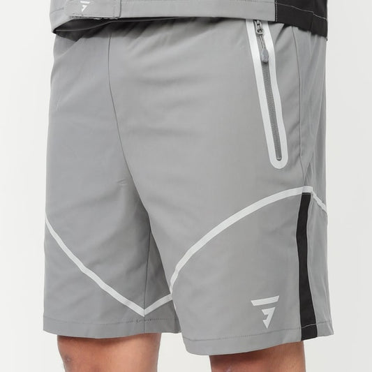 GRIID Reflect Set - T-shirt & Shorts - Grey / Black