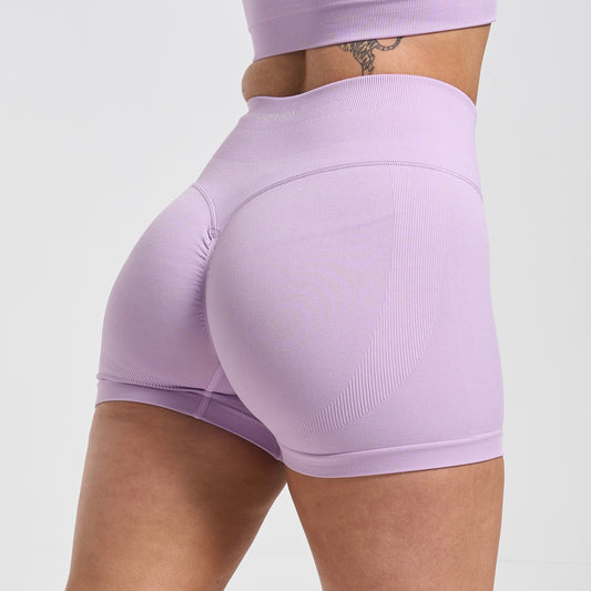Gym King Sculpt Seamless 3" Short - Soft Lilac
