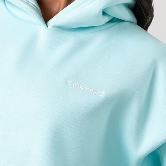 Gym King 365 Relaxed Fit Fleece Hoodie - Turquoise