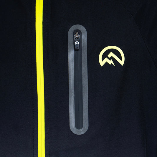 Flux Gradient Jacket - Black / Grey / Neon (Junior)