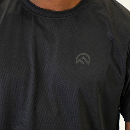 Flux Logo Tee - Black / Grey