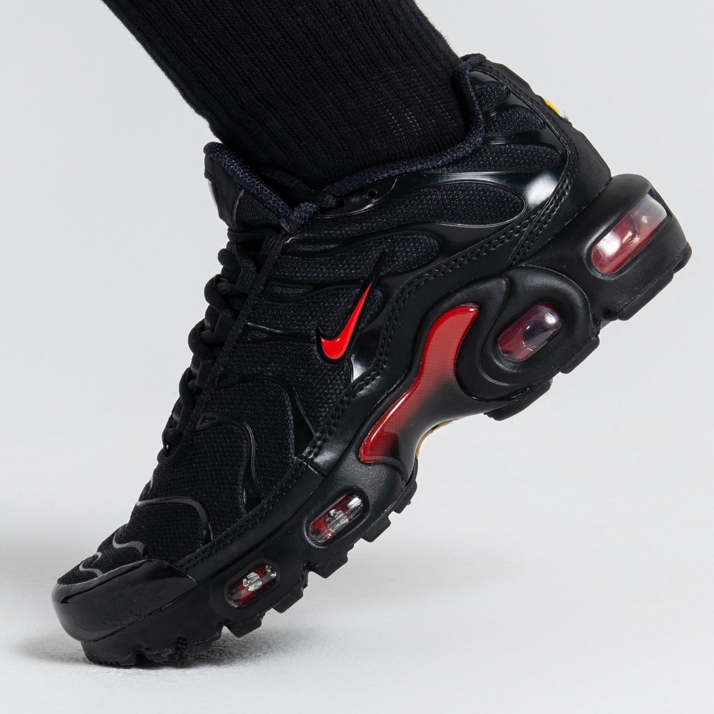 Nike Air Max Plus Black Red (Junior)
