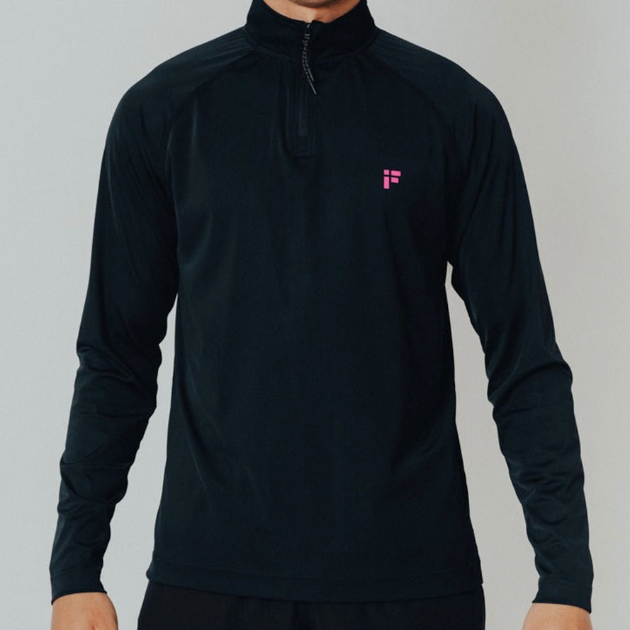 INFORM Transform Half Zip - Black / Pink